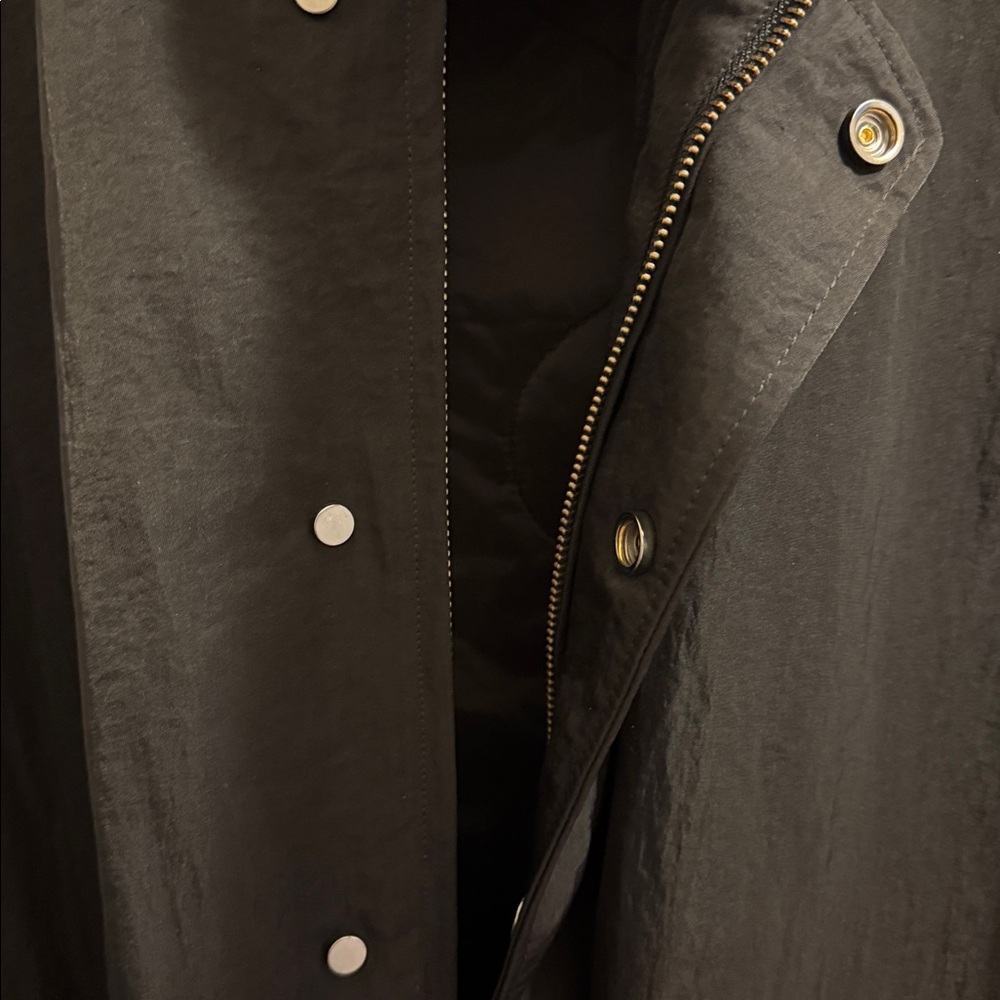 Saturdays New York City Black Trench Rain Coat - Picture 5 of 14